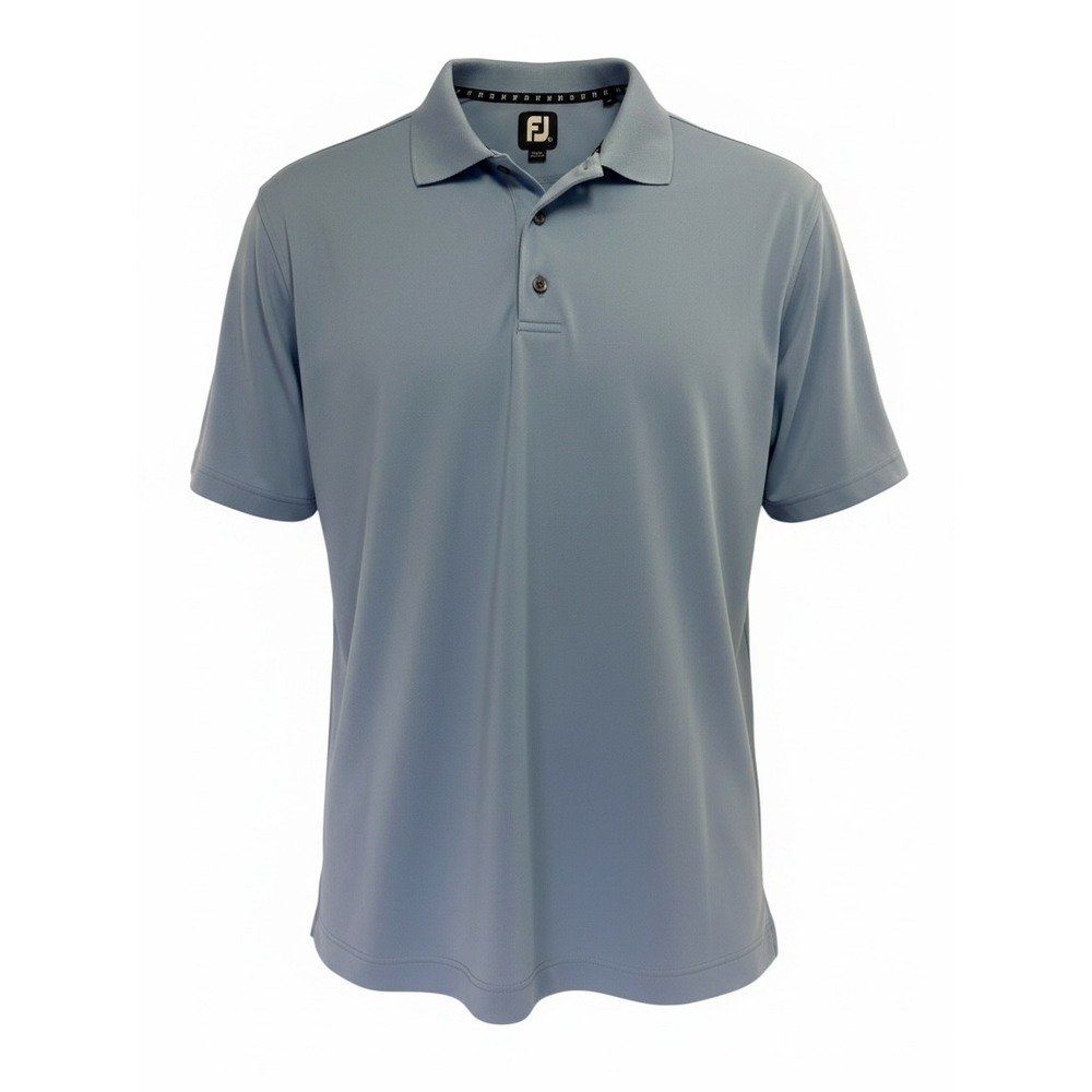 FootJoy ProDry Golf Polo Mens Large Light Blue Lake Waramaug Country Club (X19)